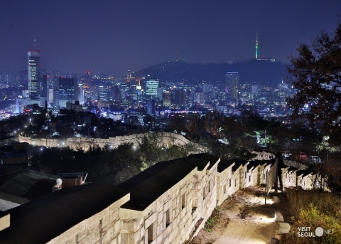 骆山公园夜景